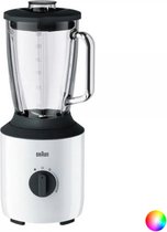 Braun Mixer JB3150 -  Blender - Mixer - Staafmixer - Smoothie Maker - Fruit - 800W - 1,5L - Wit/Zwart