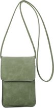 Crossbody- telefoontasje Ines Delaure kaki