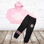 Joggingpak Smile girl roze -s&C-110/116-Joggingpakken en huispakken