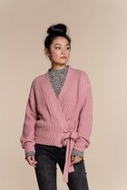 Geisha Vest Wrap Cardigan 14804 Pink Dames Maat - S