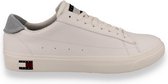 TOMMY HILFIGER  heren Leather Low Cut wit WIT 41