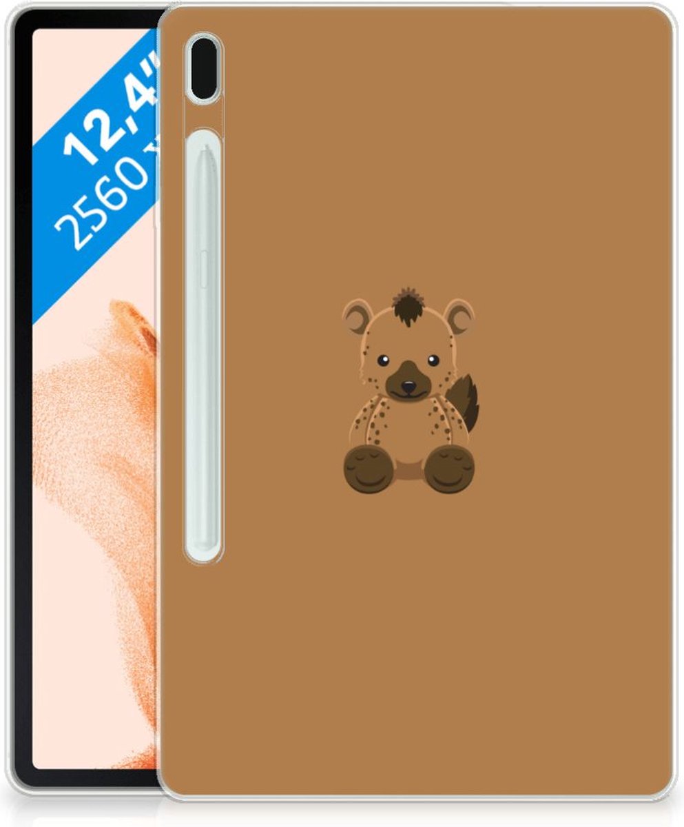 Back Cover voor Samsung Galaxy Tab S7FE Tablet Back Cover Baby Hyena