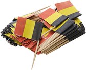 Belgische vlag prikker driekleur 100st