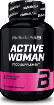 BioTechUSA Active woman food supplement - haar vitamines - hair skin nails - haar supplementen - b12 vitamine - 60 tabletten
