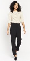 LOLALIZA Cigarette broek - Zwart - Maat 34
