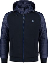 Gabbiano Jas Gewatteerde Jas Met Accentkleur 532566 Navy Mannen Maat - L