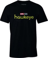 Marvel - Hawkeye Logo T-shirt Zwart (XXL)