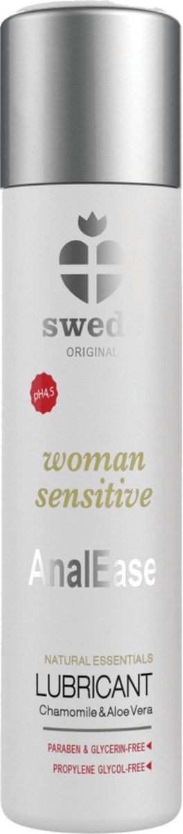 Goedkoopste Swede - Woman Sensitive AnalEase Glijmiddel 120 ml