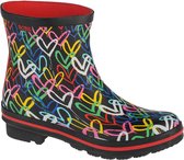 Skechers Rain Check-Raining Love 113617-BKMT, Vrouwen, Veelkleurig, Regenlaarzen, maat: 36