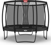 BERG Champion Regular Trampoline - Rond - Grijs - 330 cm - AirFlow - TwinSpring - incl. veiligheidsnet deluxe XL