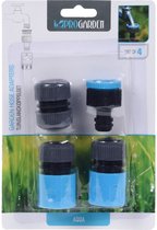 Pro Garden Tuinslangadapter Set 4-delig
