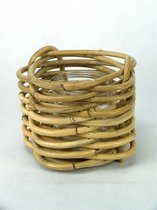 Weave Light Rattan Lantern 15*15*14cm