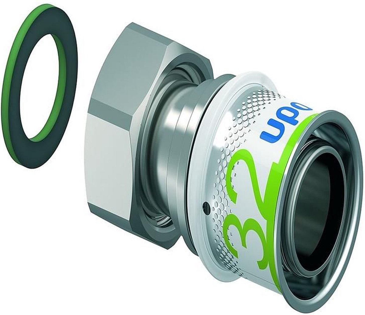 Uponor S-Press Plus schroefkoppeling - 1 binnendraad x 32 mm pers