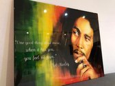Blackarts - Schilderij - Bob Marley Plexiglas+forex Top Kwaliteit - Multicolor - 60 X 90 Cm