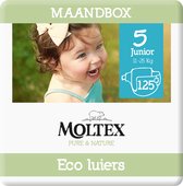 Moltex Pure & Nature Eco Luiers Junior, Maat 5 (13-18 kg) - 125 luiers
