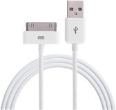 Apple 30-pins 1 meter iPad & iPhone kabel  wit 47222