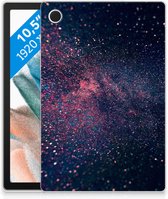Leuk Siliconen Hoes Geschikt voor Samsung Galaxy Tab A8 2021 Tablet Cover Ontwerpen Stars met doorzichte zijkanten