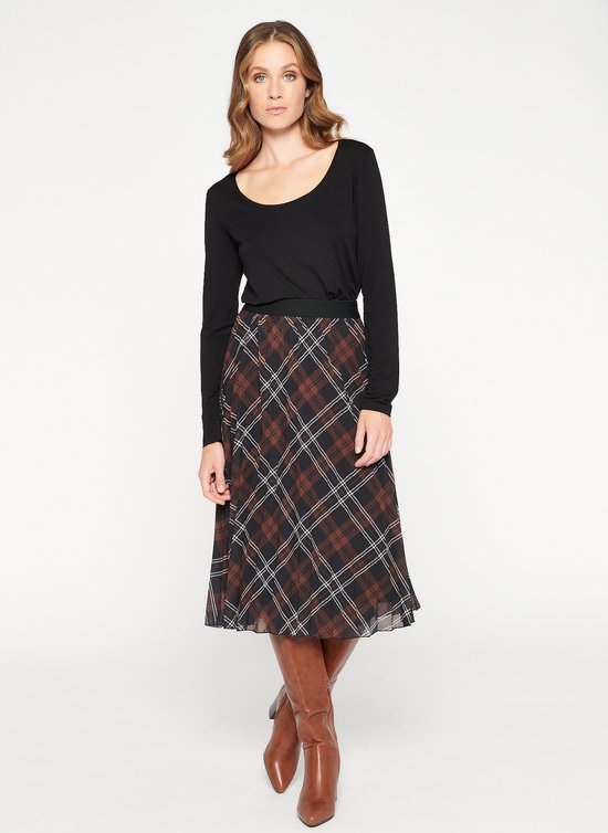 Patroon midi rok hotsell
