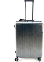 AATravel M Reiskoffer - Trolley - Met expander - Met dubbele wielen - Koffer met TSA-slot - 66 cm - Zwart