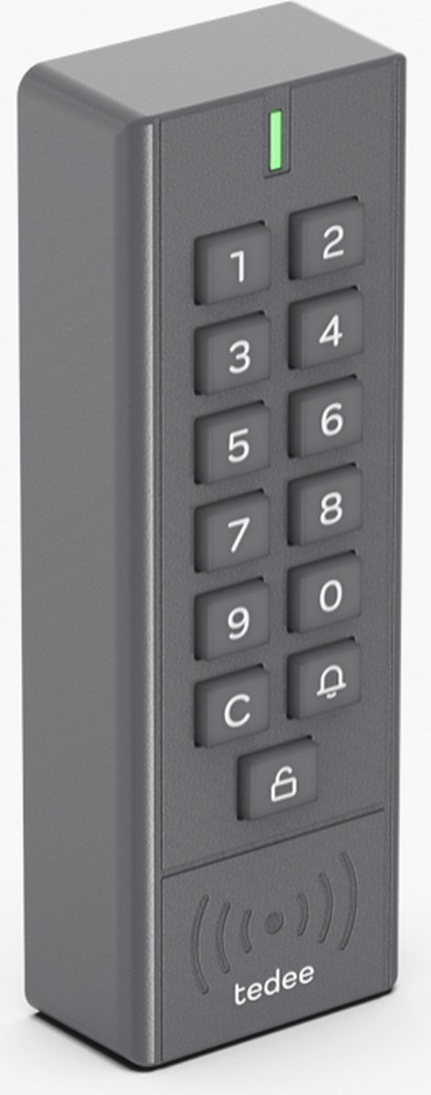 Tedee PRO Smartlock SET1 Black. Incl. Wifi bridge en Modulaire SKG3  cilinder. Werkt oa