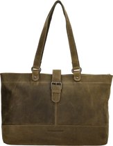 Hide & Stitches Idaho Shopper - Olijfgroen