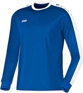 Jako Striker Voetbalshirt Lange Mouw - Royal / Wit | Maat: XL