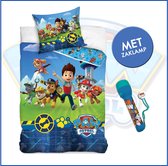 Dekbedovertrek Paw Patrol 140 x 200CM - Combi pack - Met Paw Patrol Zaklamp - Dekbed - Nickelodeon