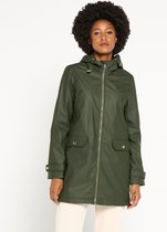 LOLALIZA Parka met coated effect - Khaki - Maat 46