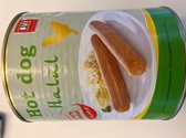 Hot Dog 100 % Halal blic 50gram*32 stuks 2900 netto gewicht - OVI - Voor Horeca  - Party eten