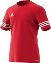 adidas Entrada 14 Jersey  Sportshirt - Maat 140  - Unisex - rood/wit