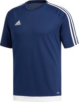adidas Estro 15 Jersey - Sportshirt - Kinderen - Maat 152 - Navy/ Wit