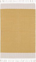 Nattiot - Lucia Mustard Hedendaags Vloerkleed/Tapijt - Afmetingen 100 x 150cm