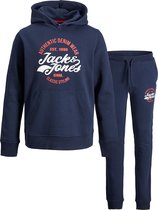 JACK&JONES JUNIOR JJBRAT SWEAT HOOD-PANTS SET PK JNR Jongens Kledingset - Maat 152