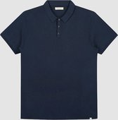 Polo s/s Acid Jersey fine gauge Navy