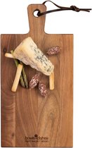 Bowls and Dishes Pure Walnut Wood Duurzame Borrelplank - Tapasplank - Kaasplank - Hapjesplank - Serveerplank 31,5 x 16 x 1,5 cm - Walnoot hout | BBQ | Cadeautip!