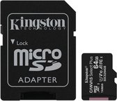 Kingston Canvas Select Plus microSD Card 10 UHS-I - 64GB - inclusief SD adapter