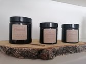 3 Geurkaarsen - Tobacco & Vanilla - 2x 60ml - 1x 120 ml - Femma Geurmelts & More