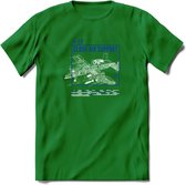 A-10 Warthog Vliegtuig T-Shirt | Unisex leger Kleding | Dames - Heren Straaljager shirt | Army F16 | Grappig bouwpakket Cadeau | - Donker Groen - XXL
