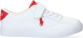 Polo Ralph Lauren Theron Iv Ps Lage sneakers - Leren Sneaker - Meisjes - Wit - Maat 28