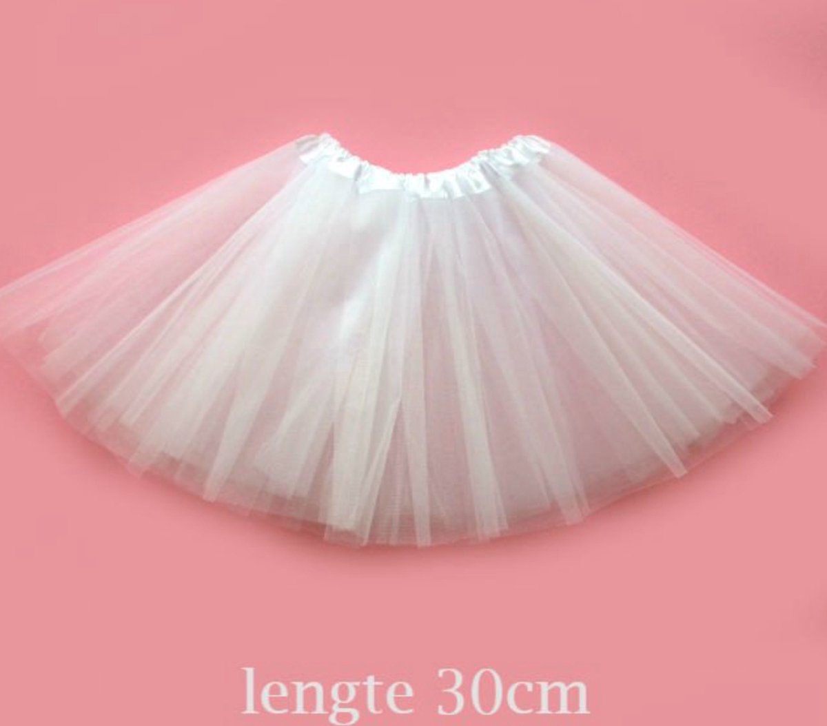 Tutu - Wit kind - 30 cm