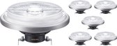 Voordeelpak 6x Philips MASTER LEDSpot G53 AR111 14.8W 875lm 45D - 927 Zeer Warm Wit | Beste Kleurweergave - Dimbaar - Vervangt 75W.