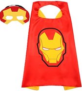 Iron man cape + masker / superheld / verkleed pak / verkleedkleding / verkleden kind