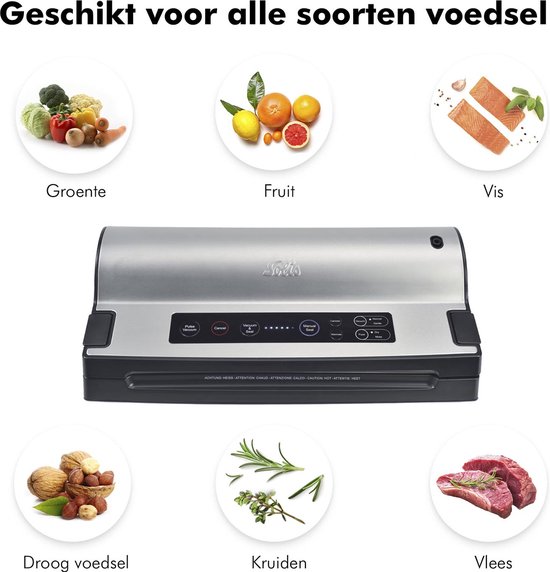 Solis Vac Prestige 575 - Machine Sous Vide Alimentaire - Fonction de Marinage - Gris