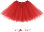 Tutu - Rood kind - 30 cm