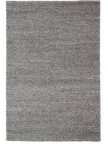 MOMO Rugs Woolcable Warm beigeWollen vloerkleed250x350 cmRechthoekigLaagpolig, Structuur TapijtIndustrieel, ScandinavischAntraciet, Grijs, Taupe