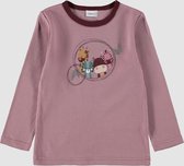 Tshirt NMFWILLIT WOOL LS TOP NOOS XXI Roze