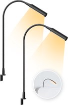 LUSQ® - Lampe de lecture Lit avec fonction de gradation - Lampes de chevet Lampes de lecture Chambre Adultes - Lampe de lecture Boxspring - Tête de lit Lampe de chevet