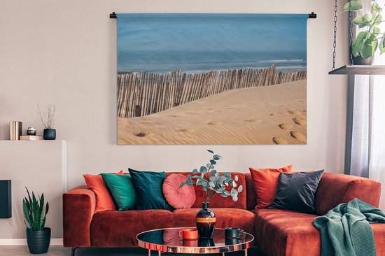 Tapisserie - Plage - Poteaux - Mer - 180x120 cm - Tapisserie