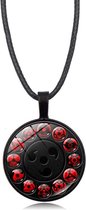 Mixed Sharingan Ketting - Touw - Naruto Ketting - Sasuke - Itachi - Madara - Anime - Manga - Cosplay - Naruto Kleding - Zwart