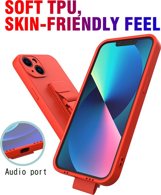 Coque arrière Apple iPhone 11 | Sangle d'épaule | Étui pour téléphone | Vert